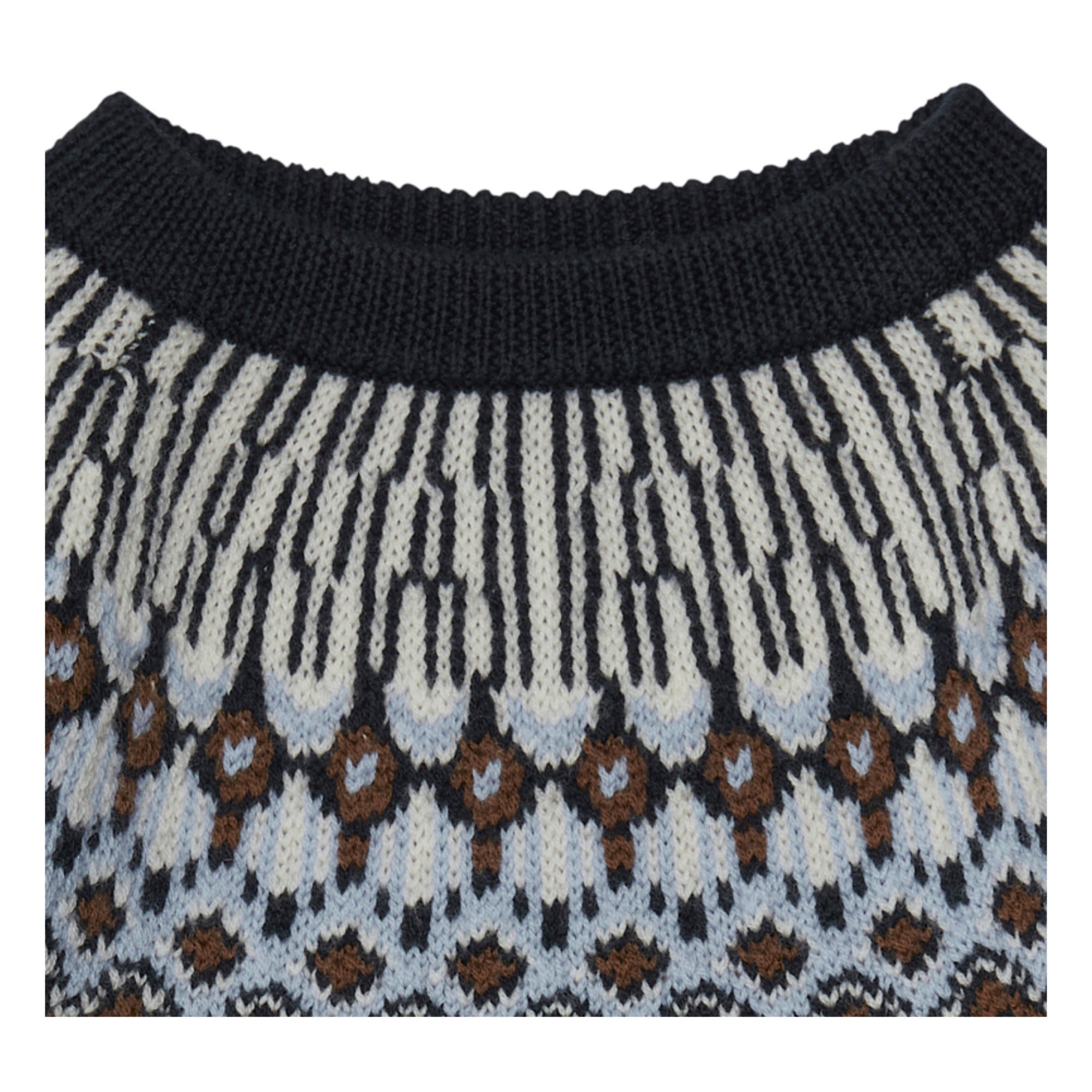 Dark Navy Fair Isle Sweater