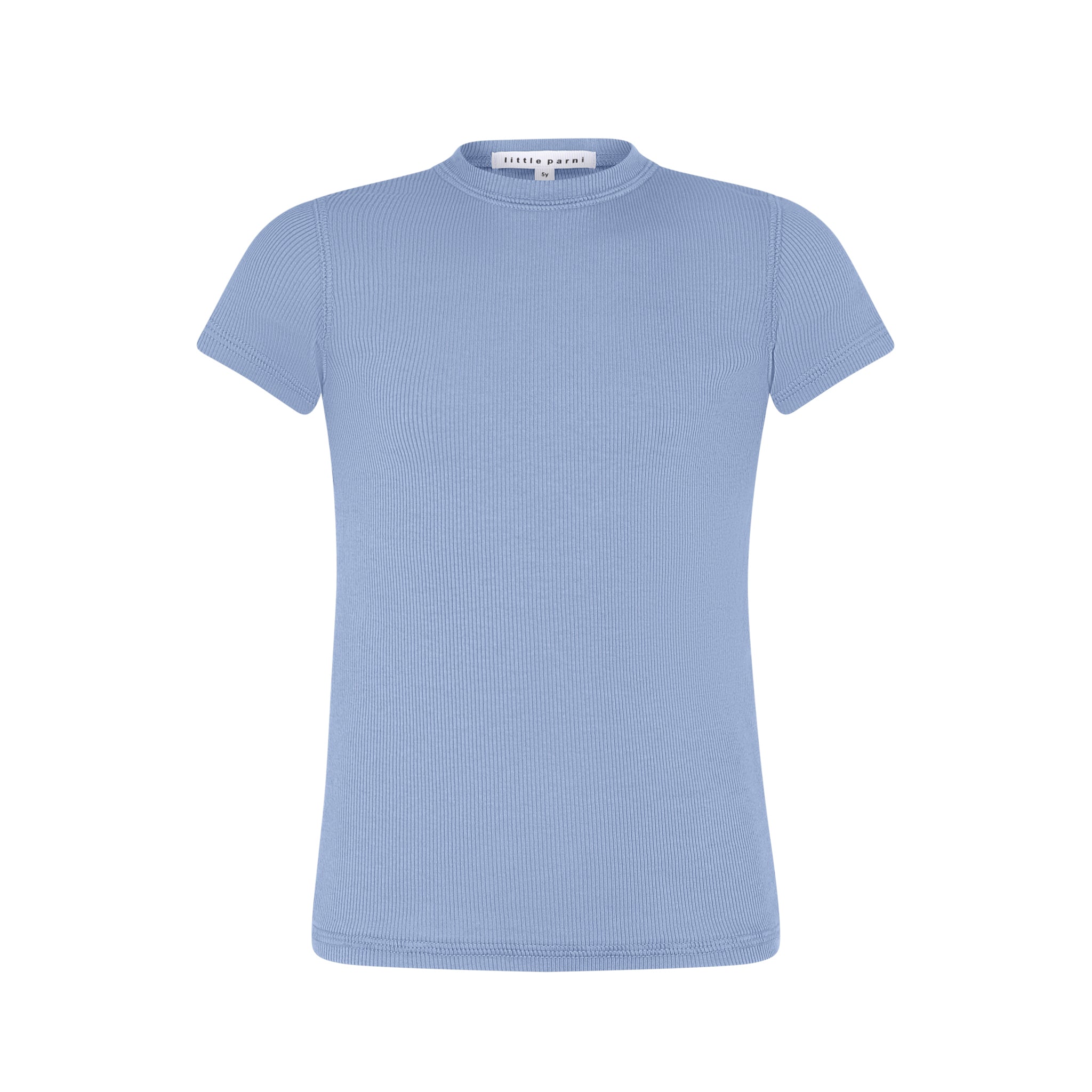 Light Blue Short Sleeve Tee-Shirt with Logo