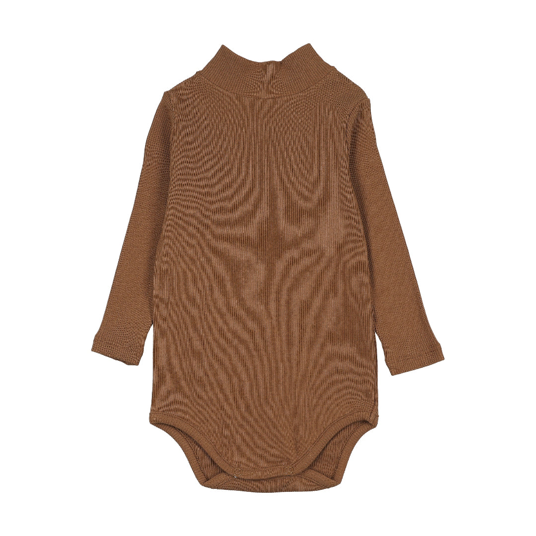 Ochre Mock Neck Onesie
