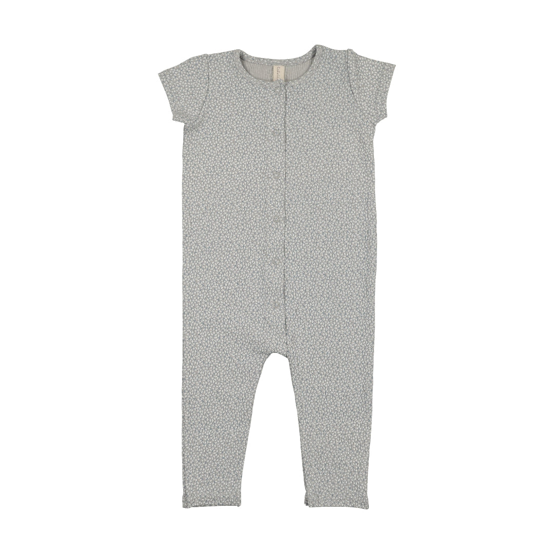 Lilette Pale Blue Mini Print Romper