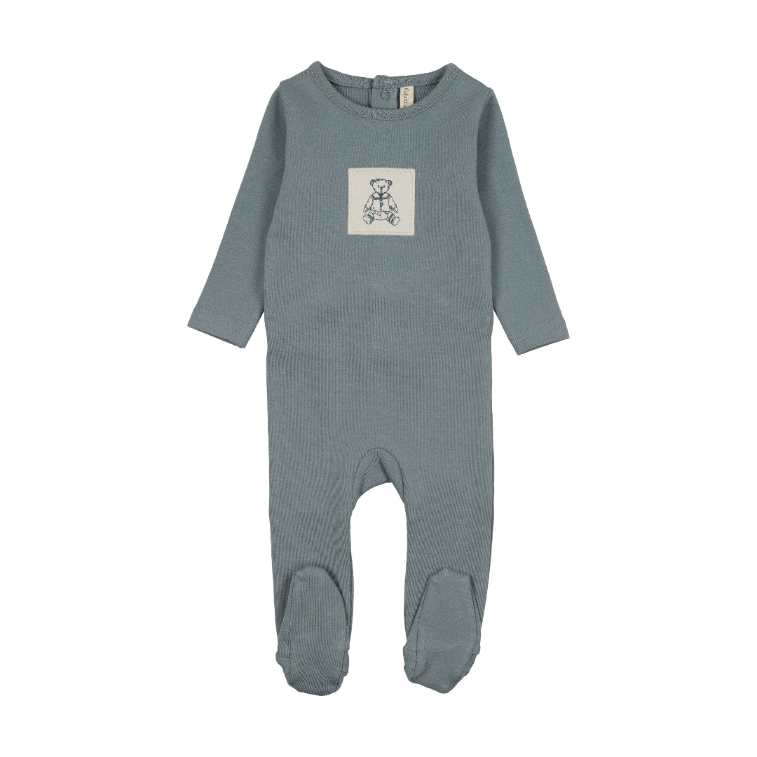 Lilette Ocean Graphic Tag Footie