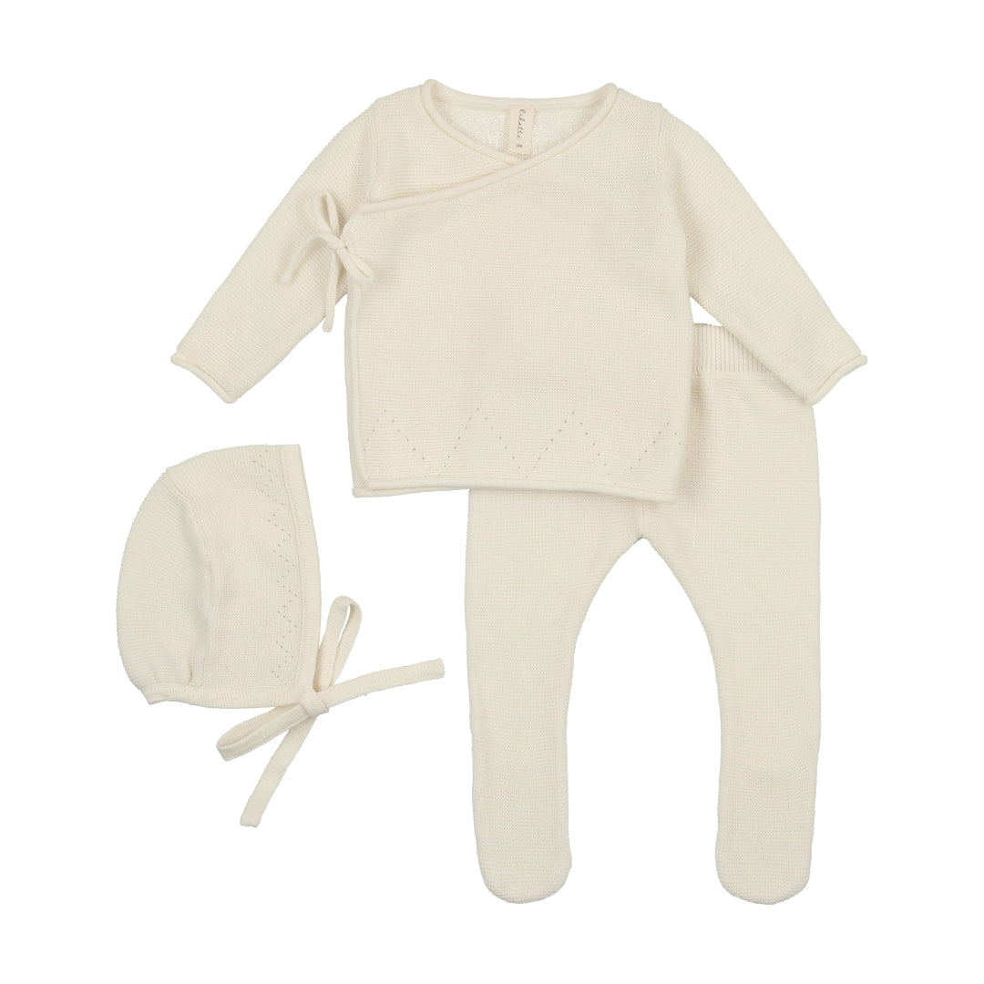 Winter White Knit Bris Set