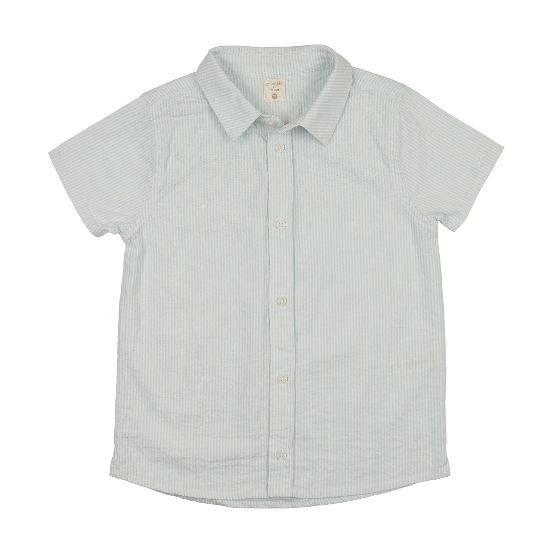 Clear Blue Tiny Stripe Mountain Meadow Shirt