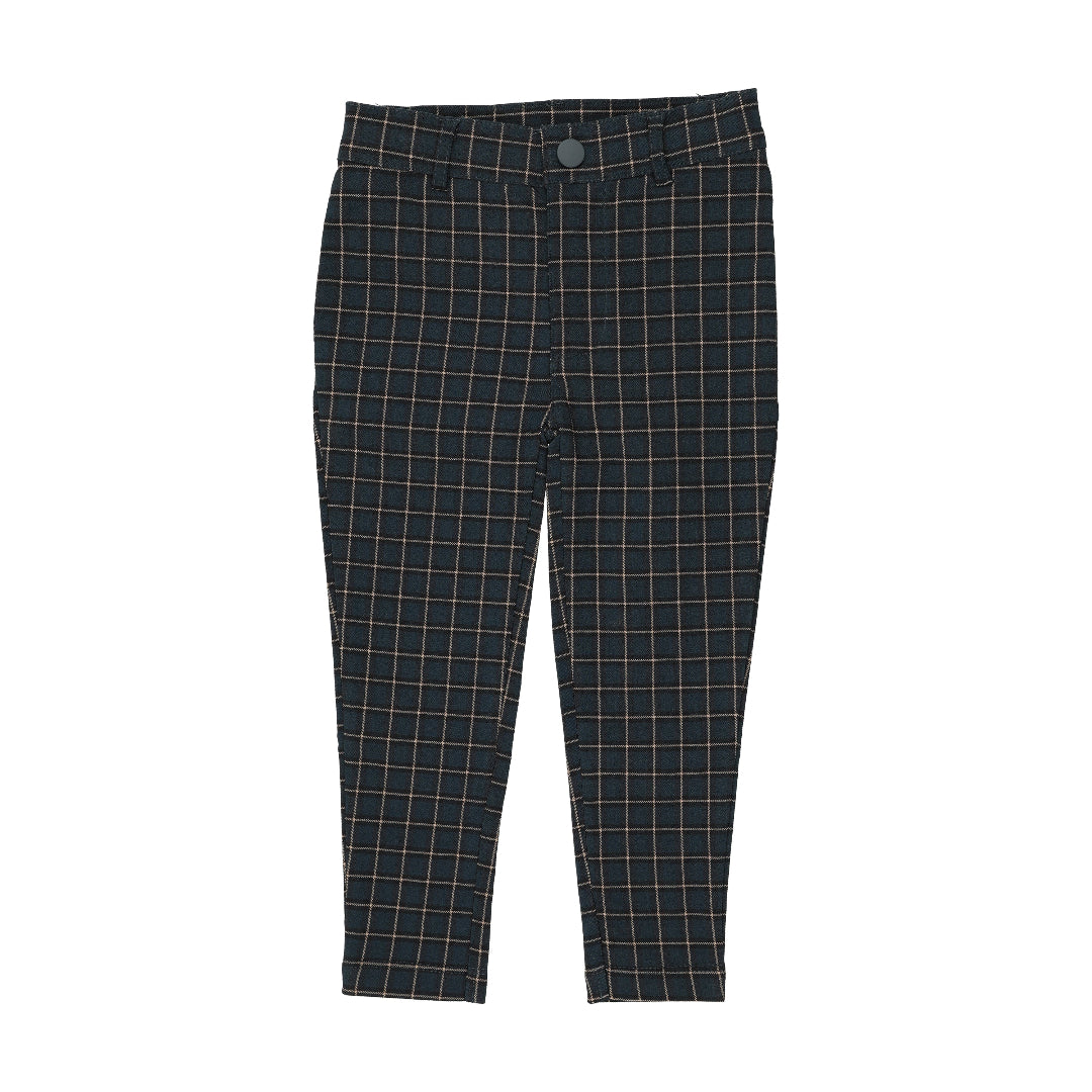 Wndow Plaid/Deep Teal Pants