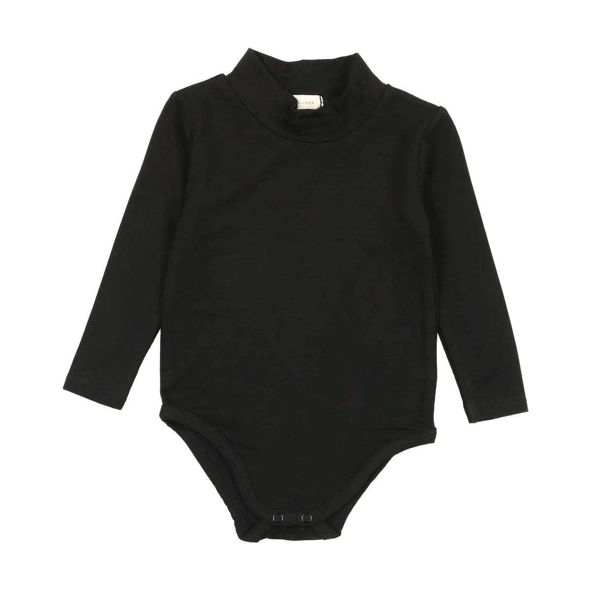 Black Bamboo Mockneck Onesie