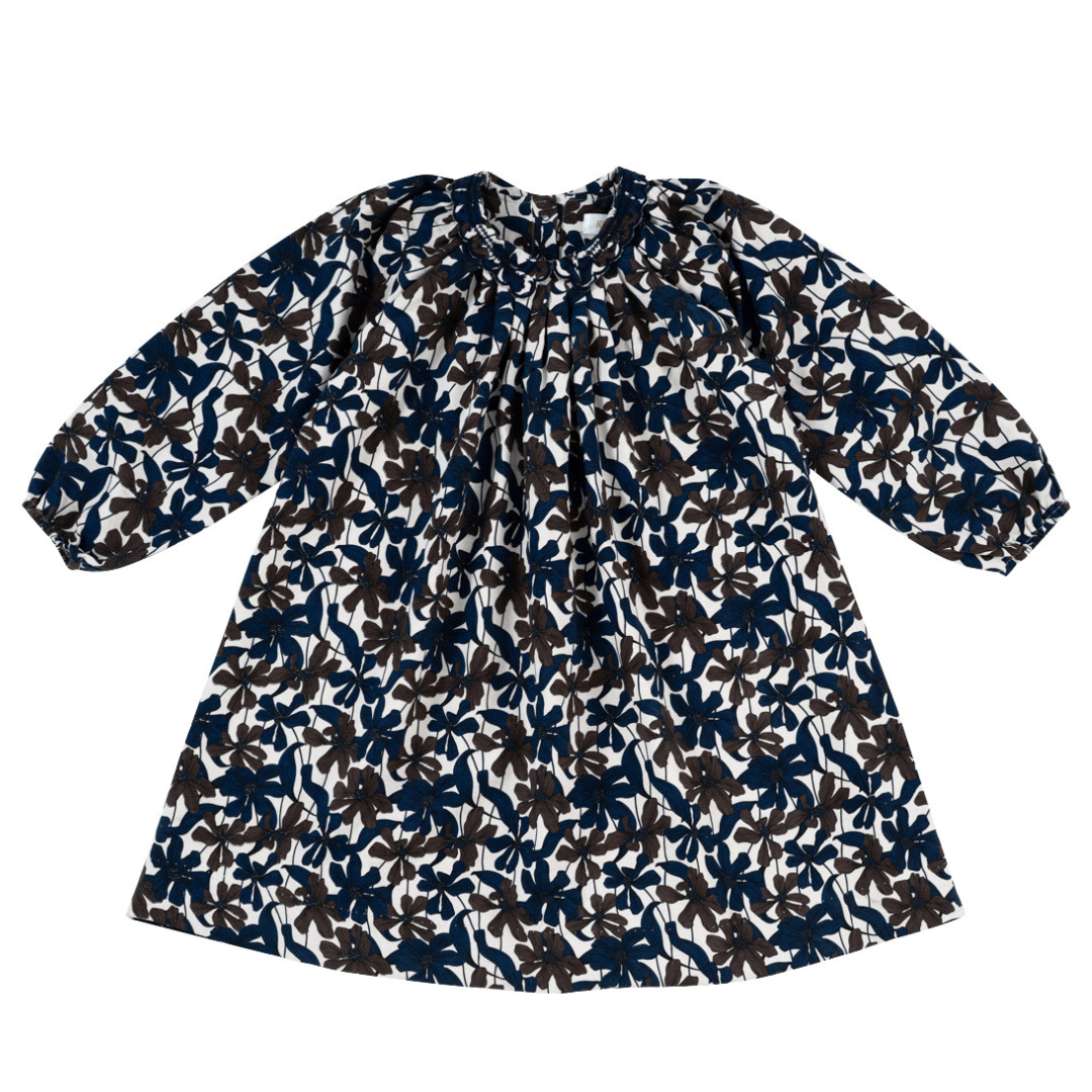 Chocolate Nola Floral Dress