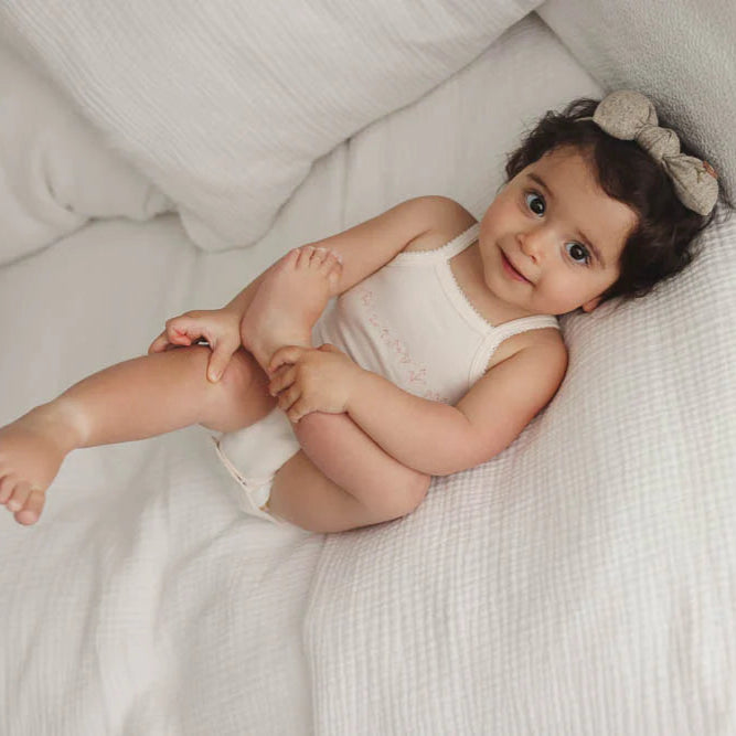 Colored Print Baby Girl Undershirts