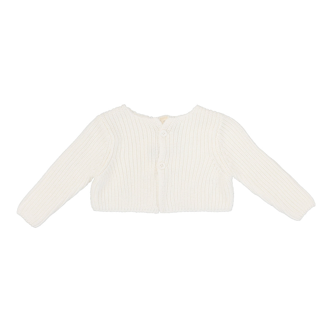 Winter White Chunky Knit Shrug