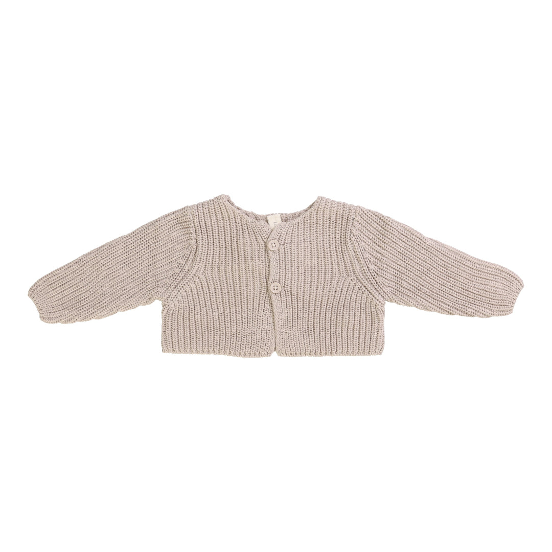 Oat Chunky Knit Shrug