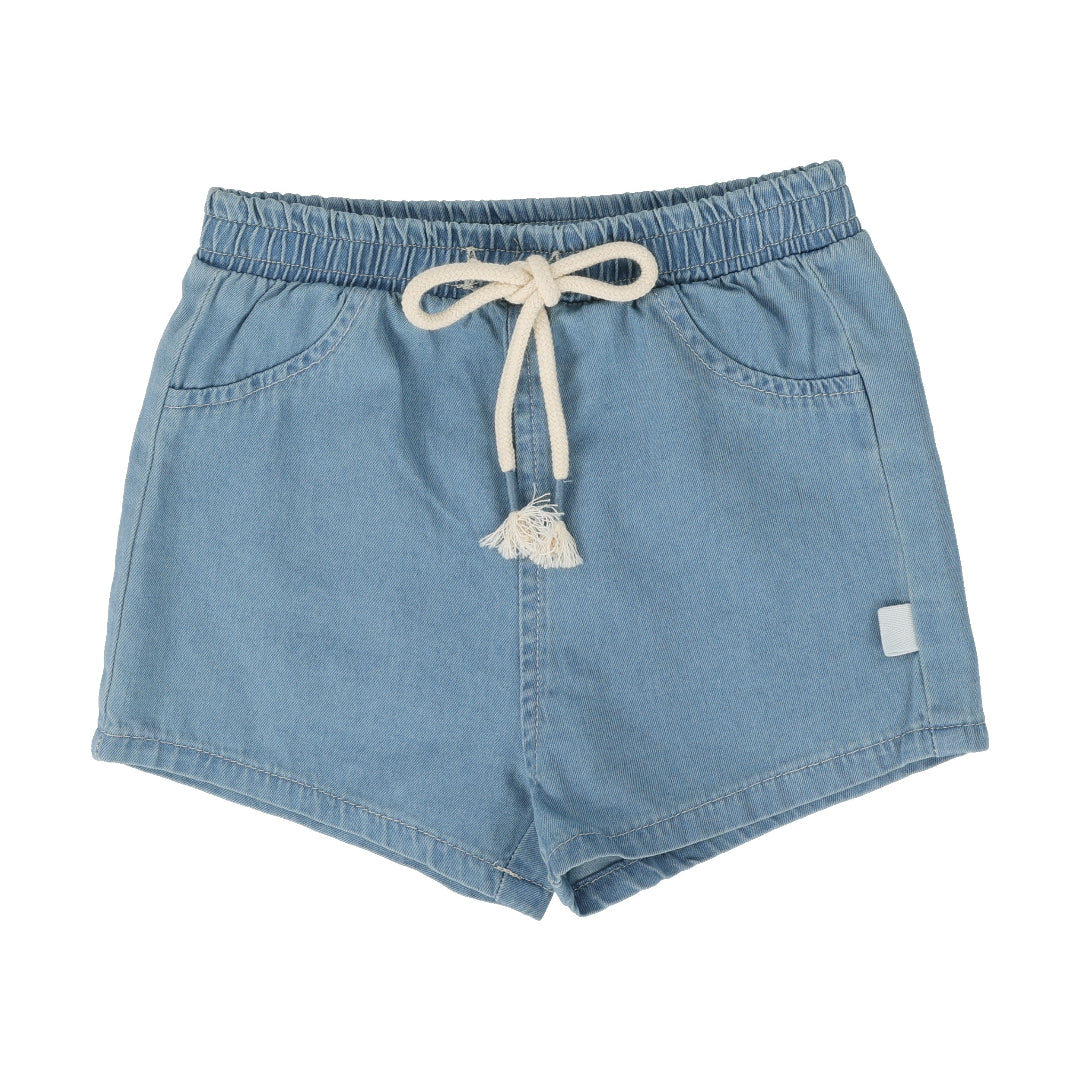 Dark Tencel Rope Shorts