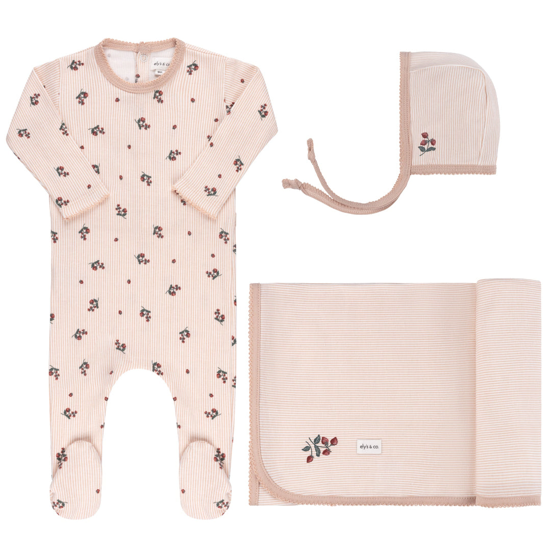 Strawberry 3 Piece Set