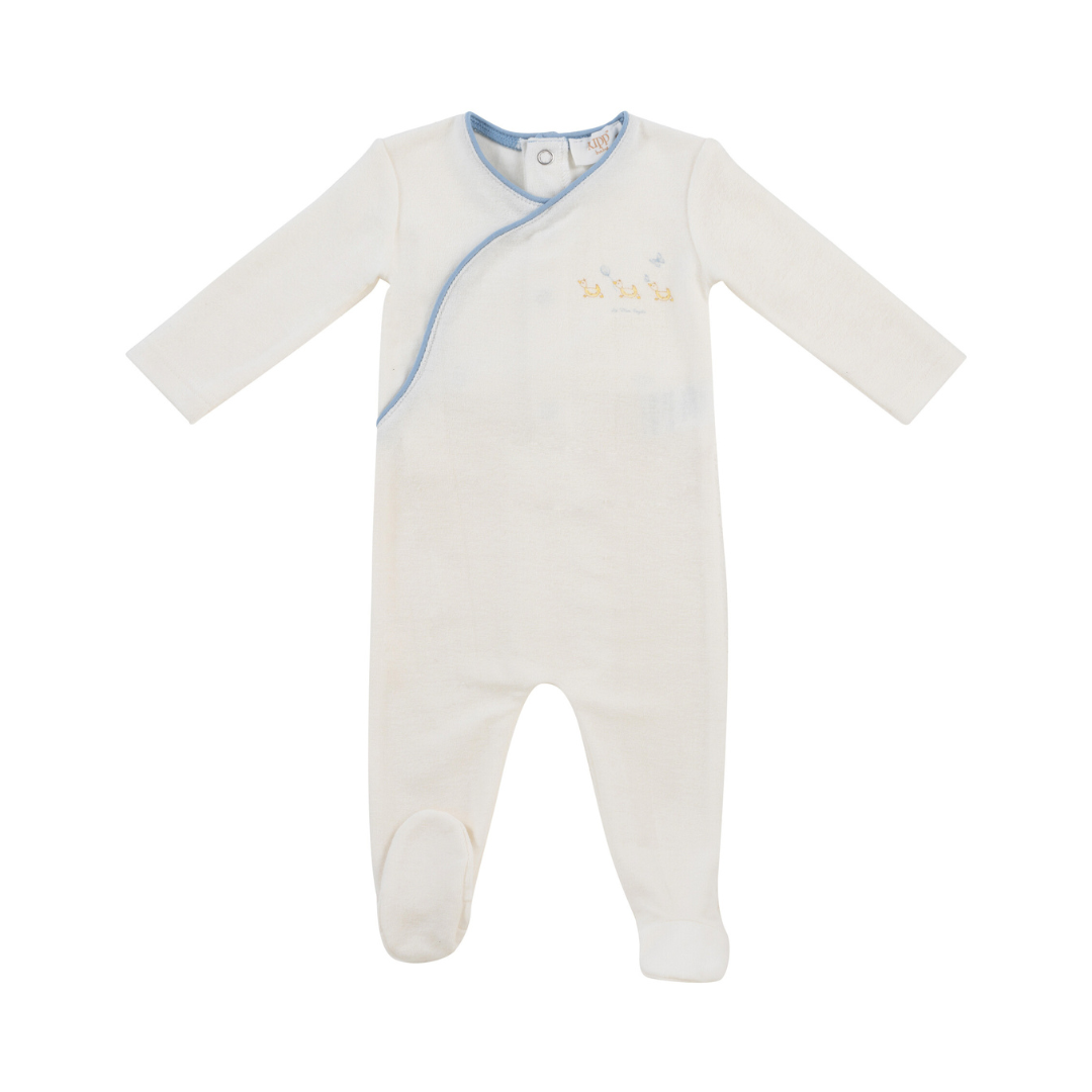 Blue Mini Royals Terry Footie