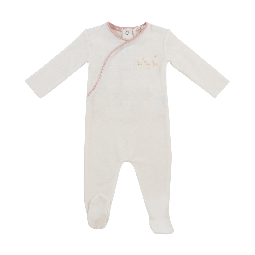 Pink Mini Royals Terry Footie