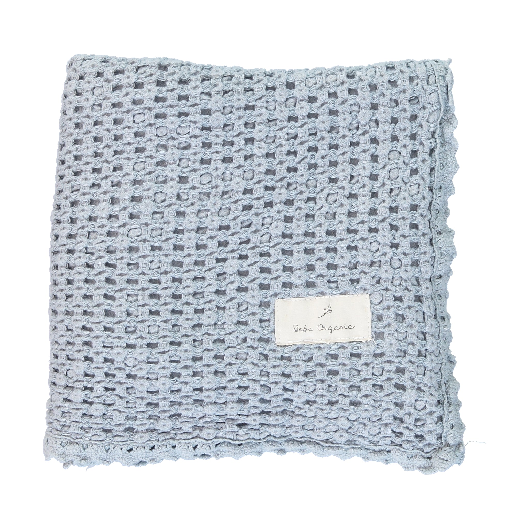 Sky Blue Waffle Blanket