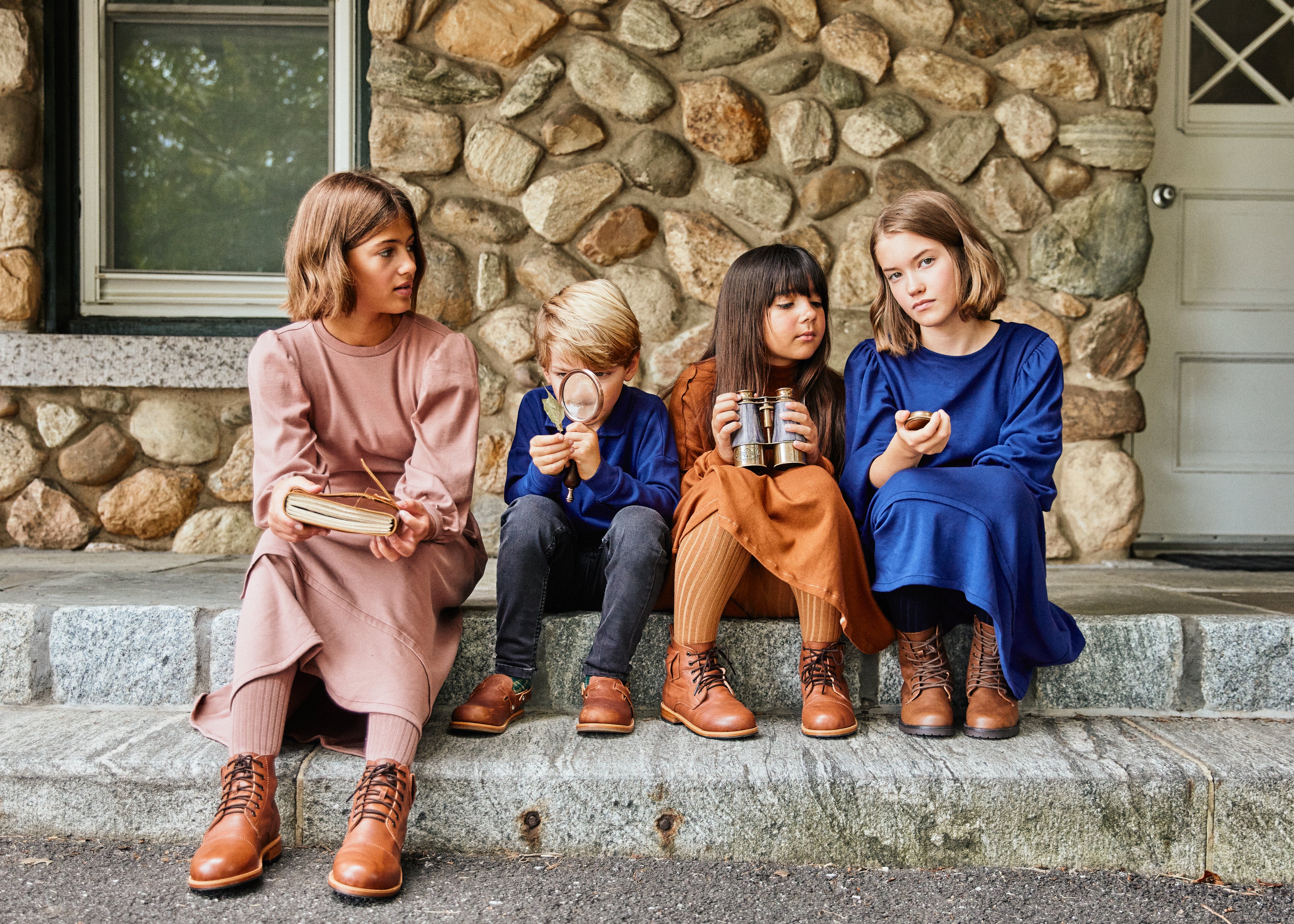 Kin + Kin Praline/Rose Dolman Turtleneck