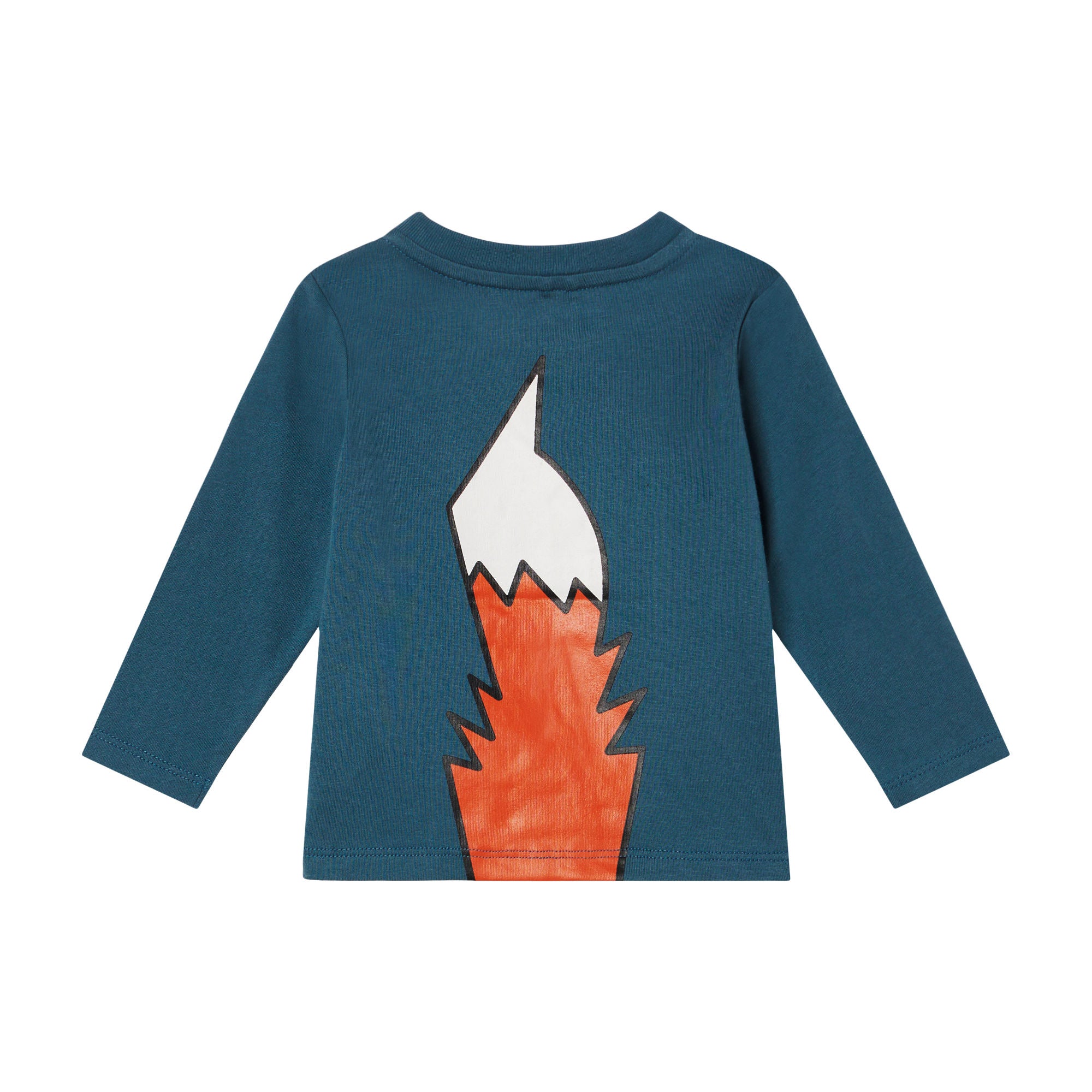Stella McCartney Blue Baby Boy Tee With Fox Print