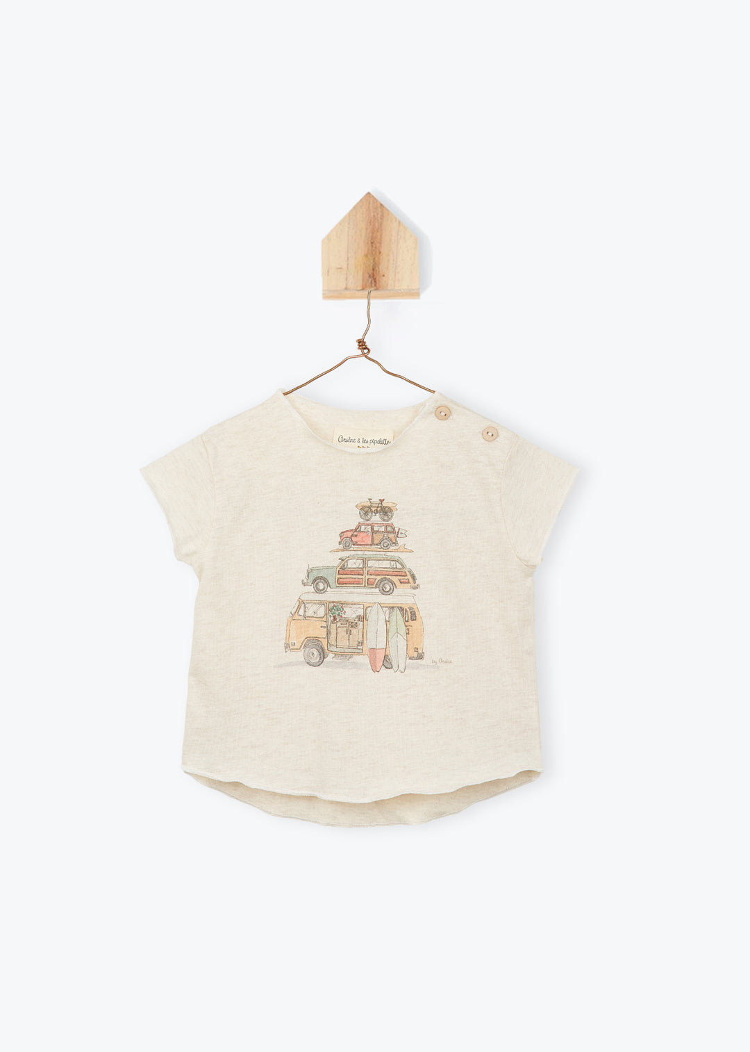 Arsene Ecru Bamory T-Shirt