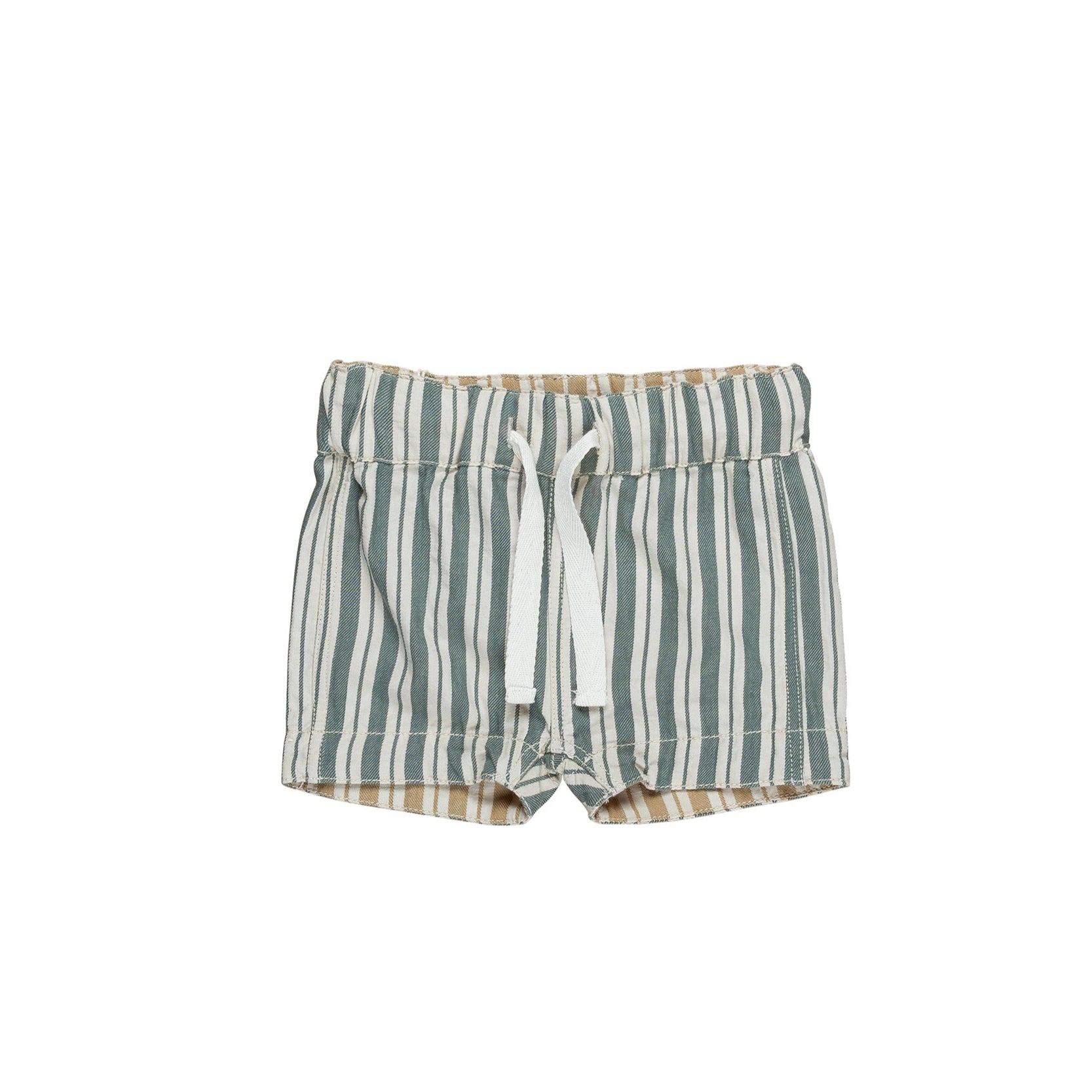 Hux Baby Light Spruce + Amber Stripe Reversible Short