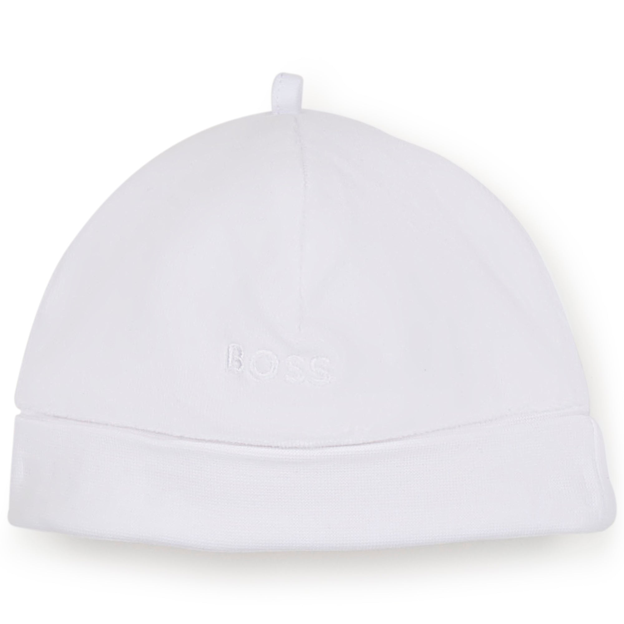 Hugo Boss White Velour Pull On Hat
