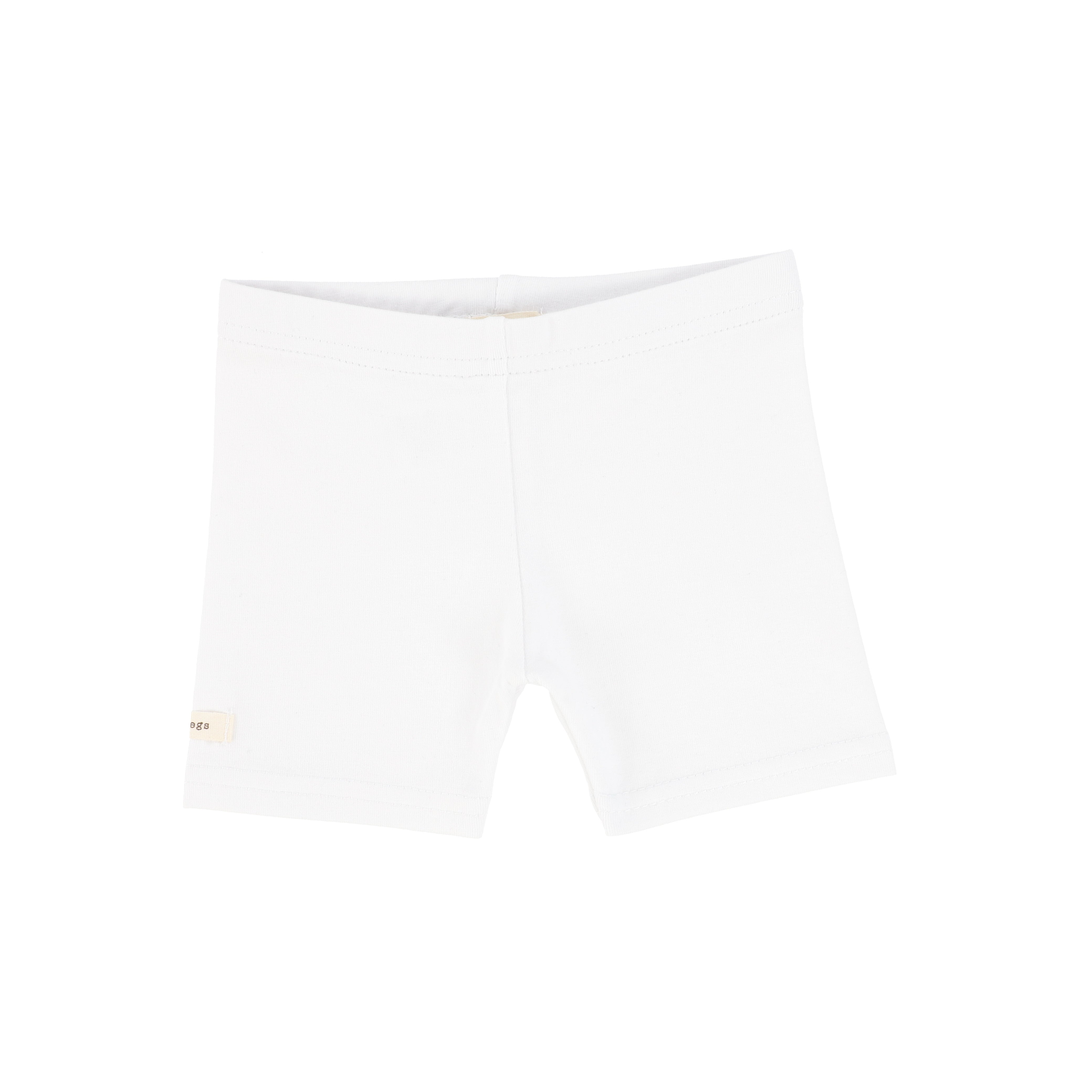 Pure White Biker Shorts
