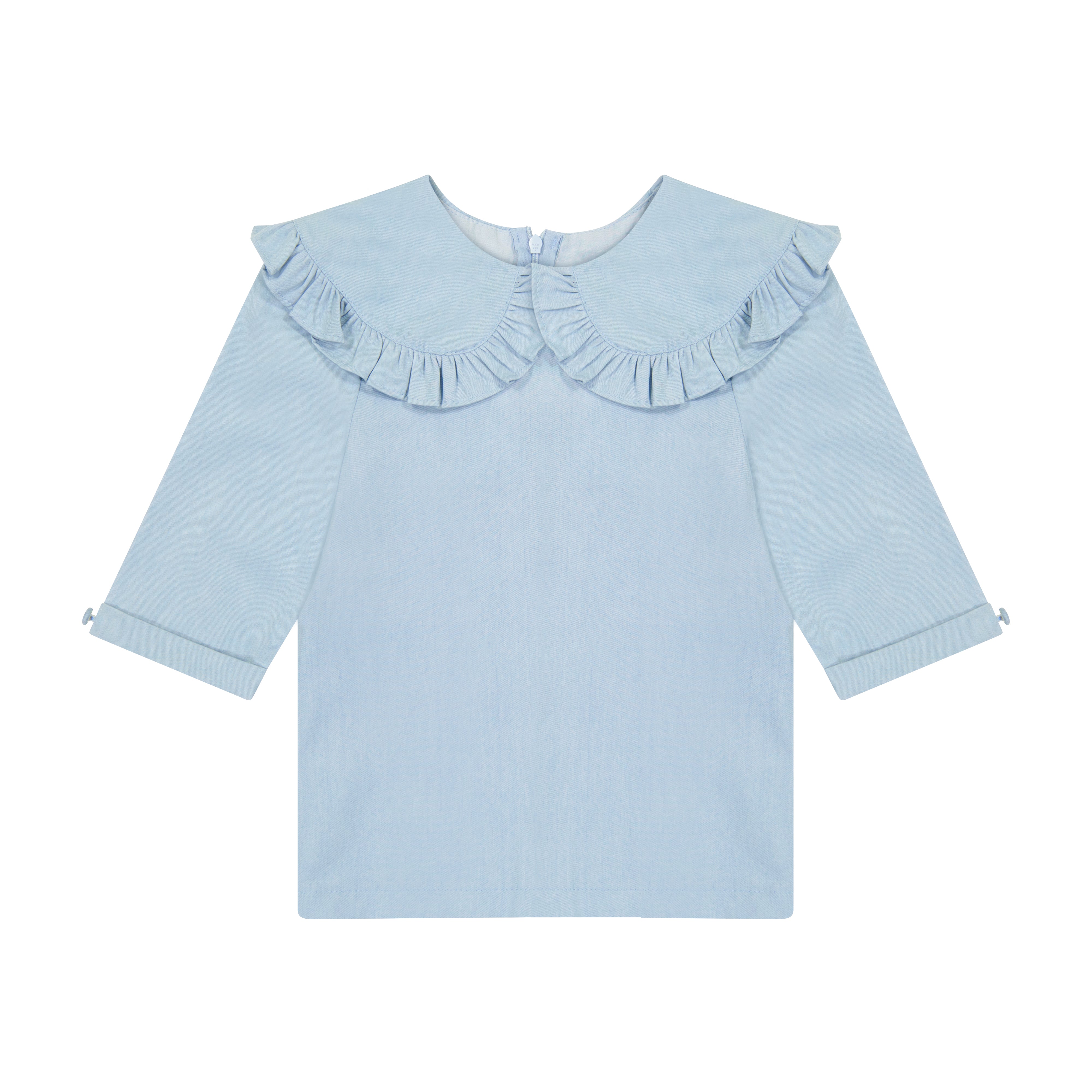 Teela Light Denim Collar Shirt