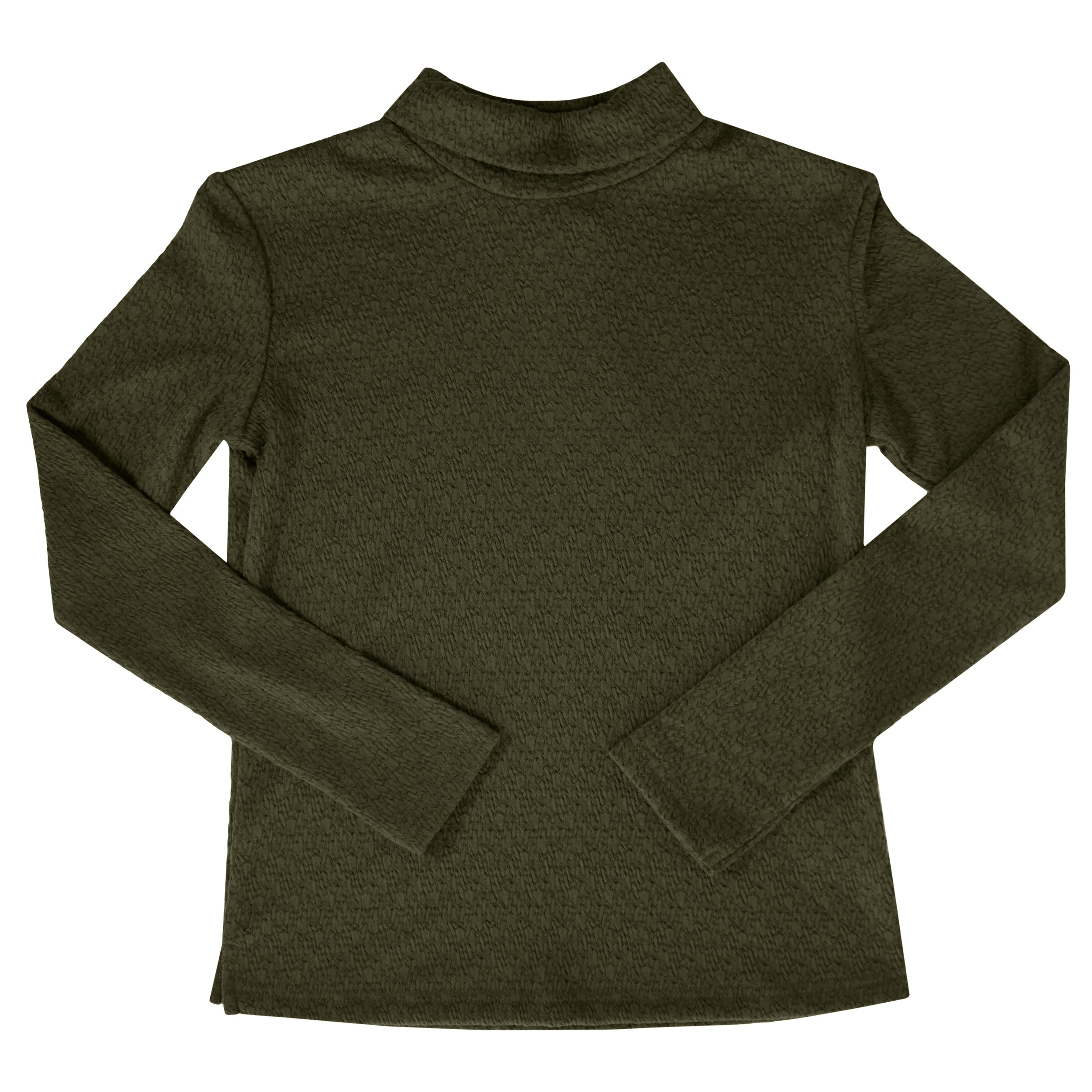 Kipp Emerald Textured Turtleneck