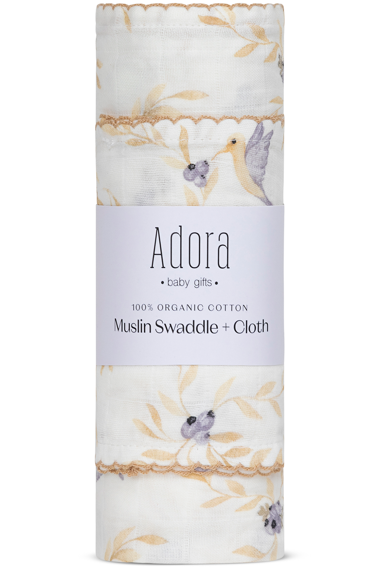 Adora Baby Vine Boys Swaddle + Cloth Set