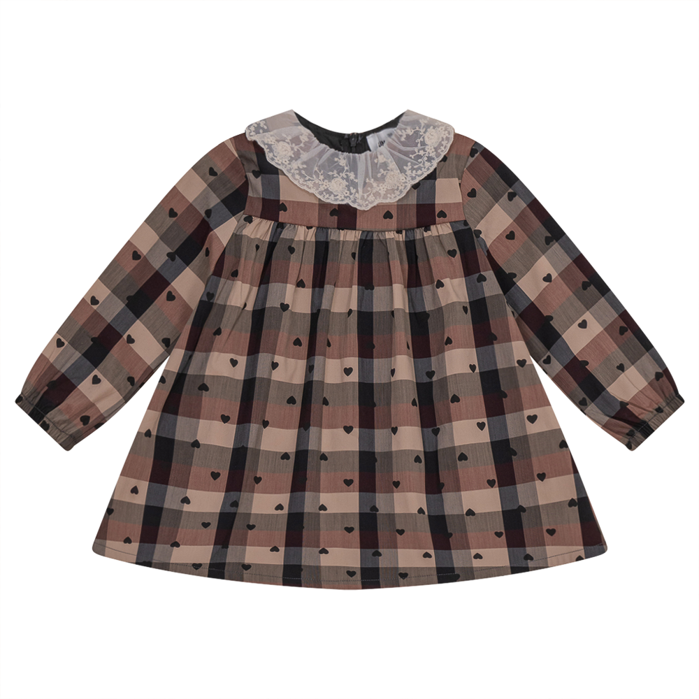 The Umbrella Academy Girl's Plaid Dress with Collar