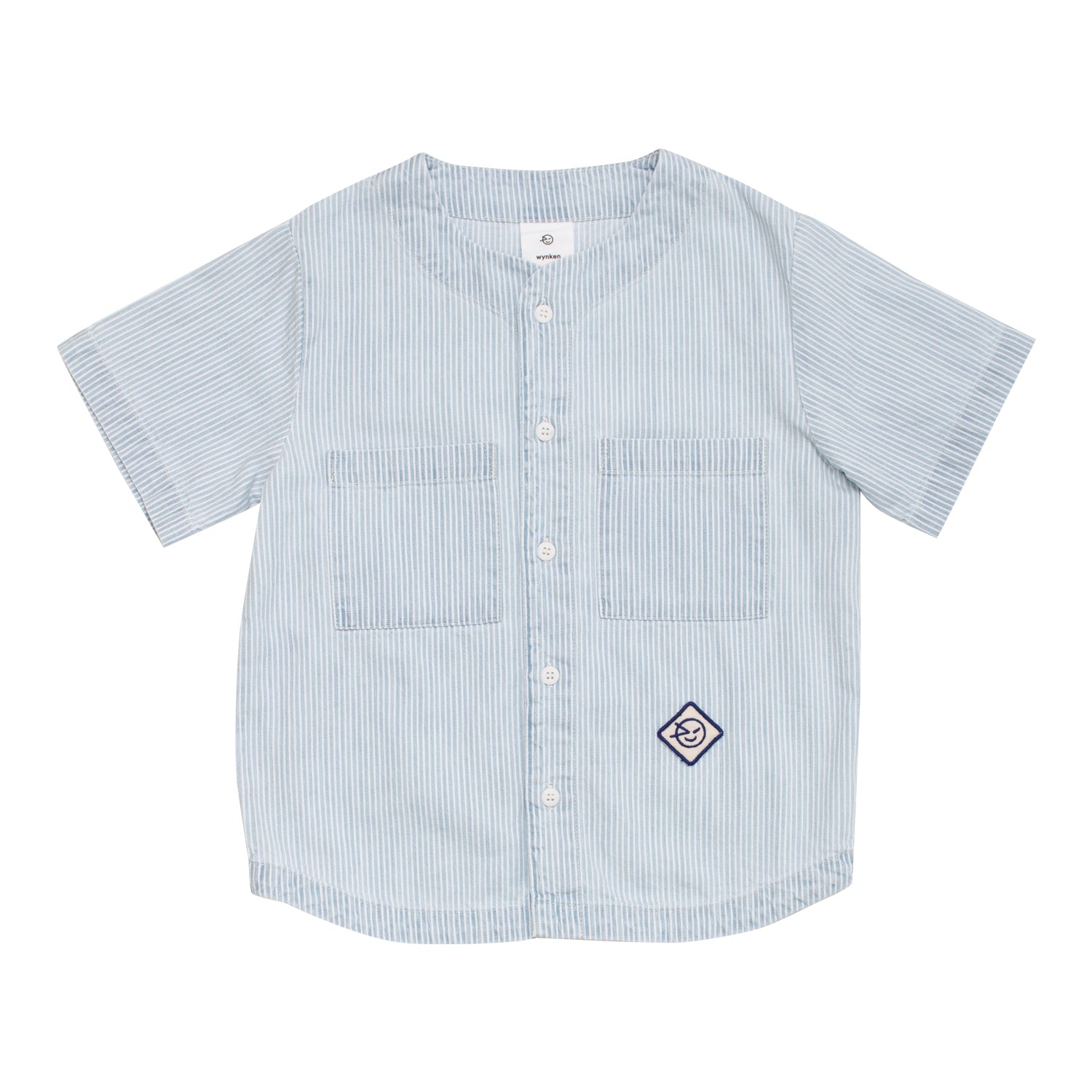 Wynken Pale Hickory Denim Enji Stripe Shirt