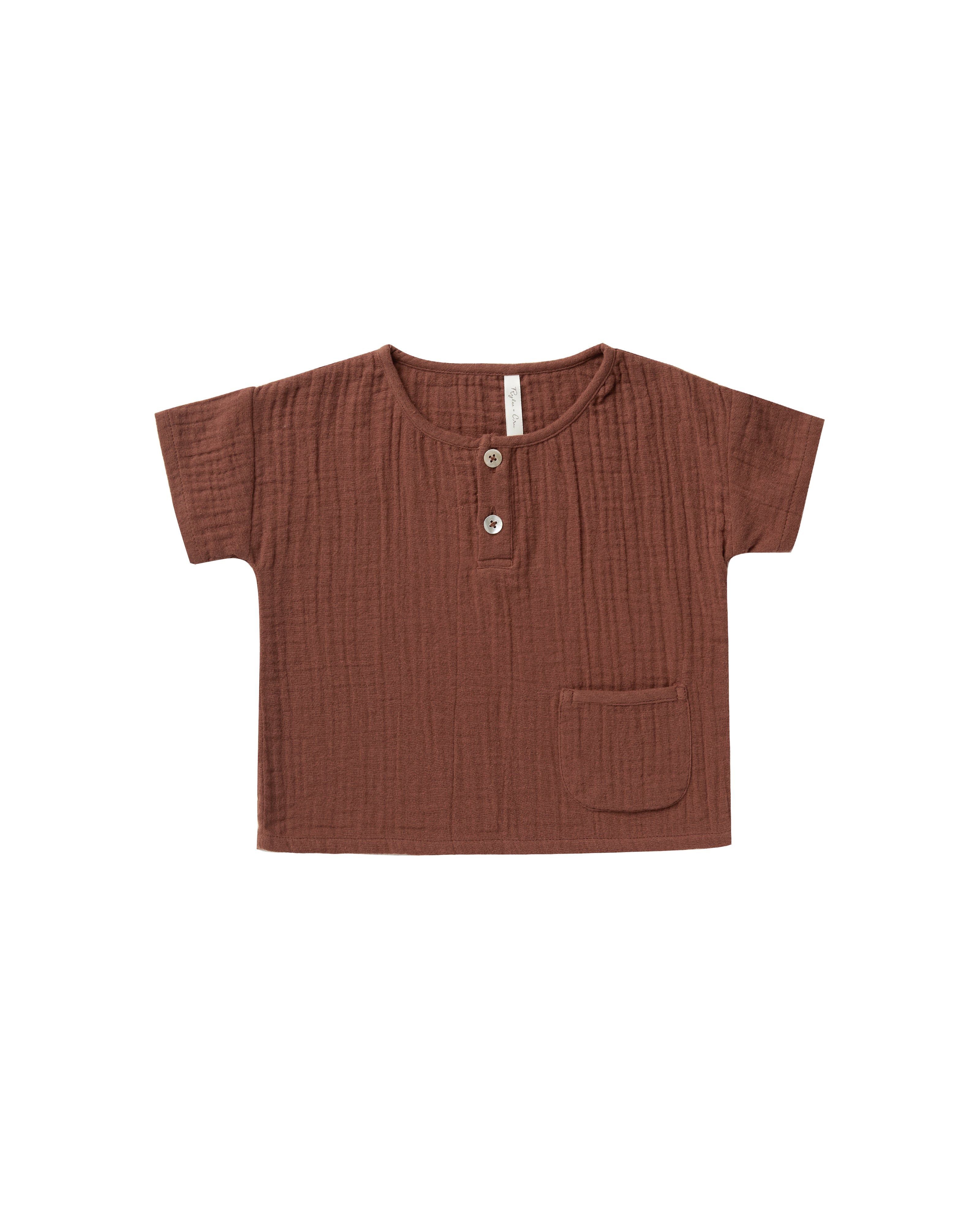 Rylee + Cree Redwood Henley Tee