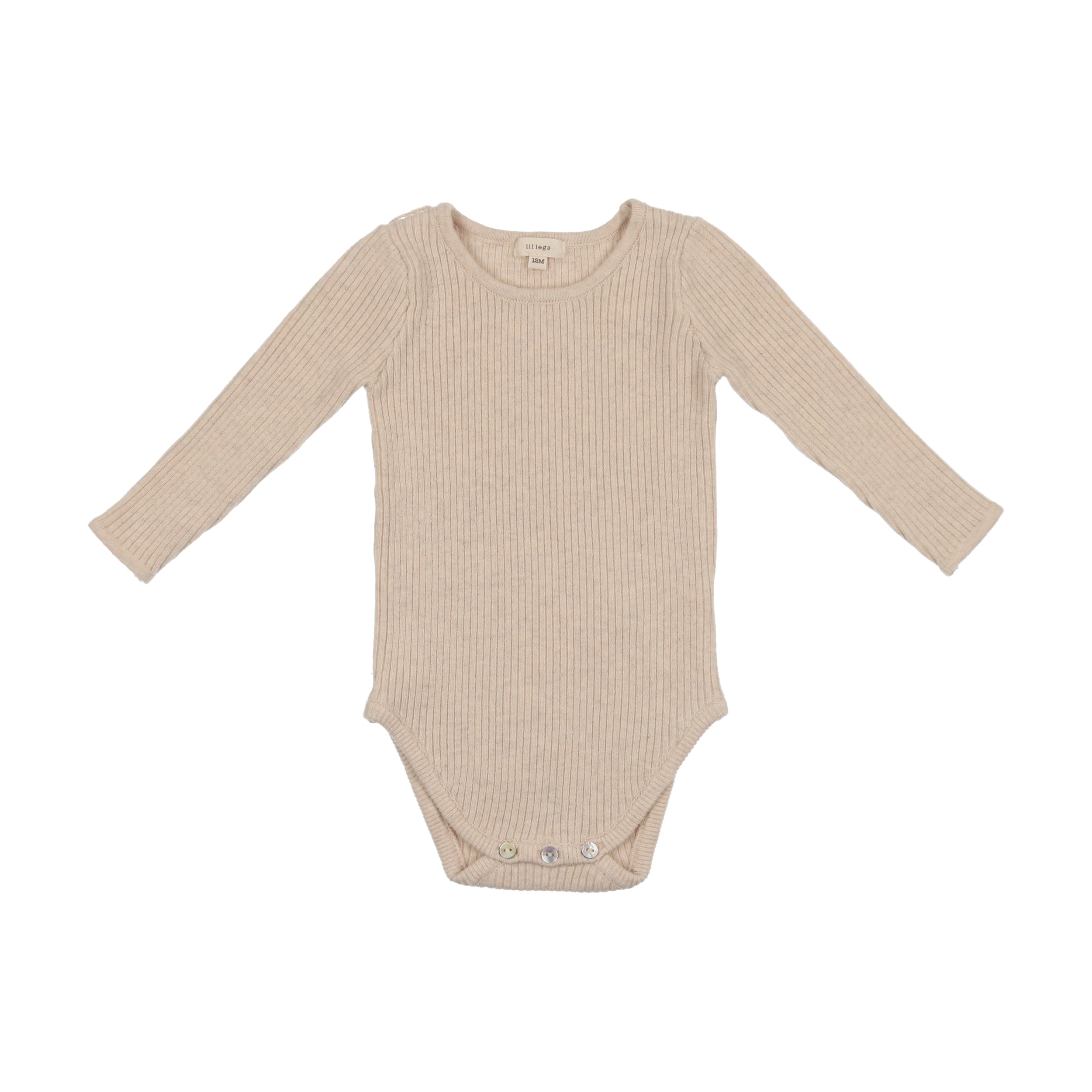 Ecru Knit Crewneck Onesie