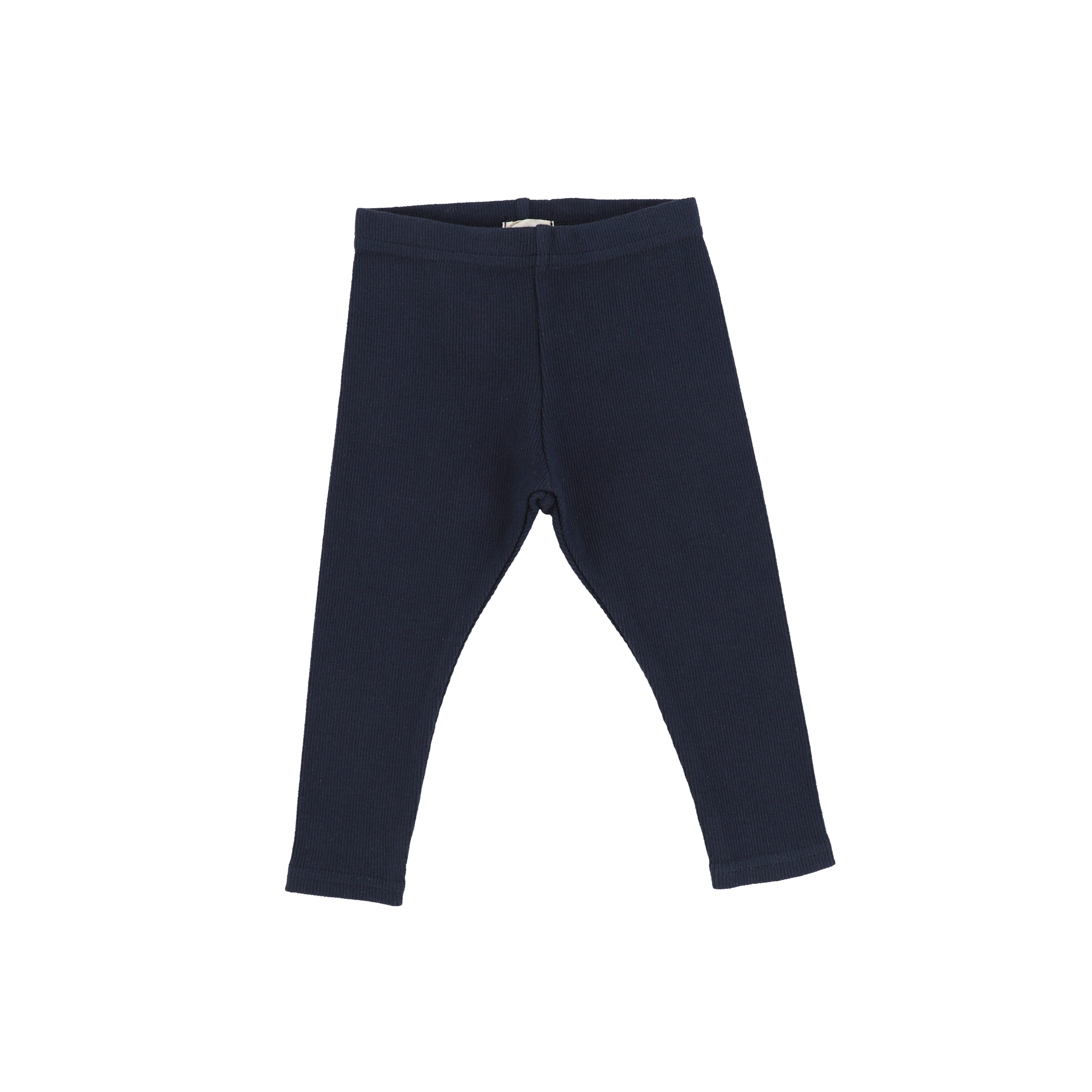 Navy Ribbed Leggings