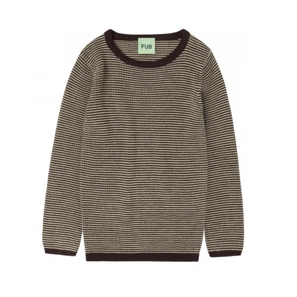 Mocca/ Wheat Rib Sweater