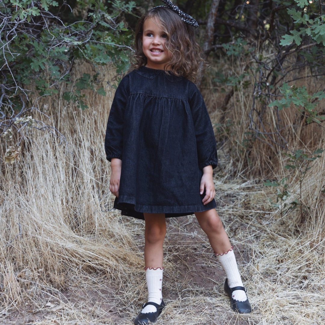 Black Peter Pan Collar Dress