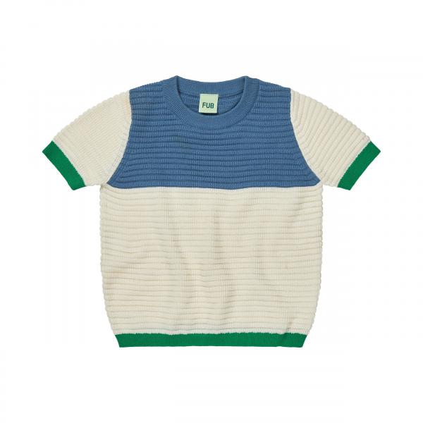 Colorblock S/S Sweater