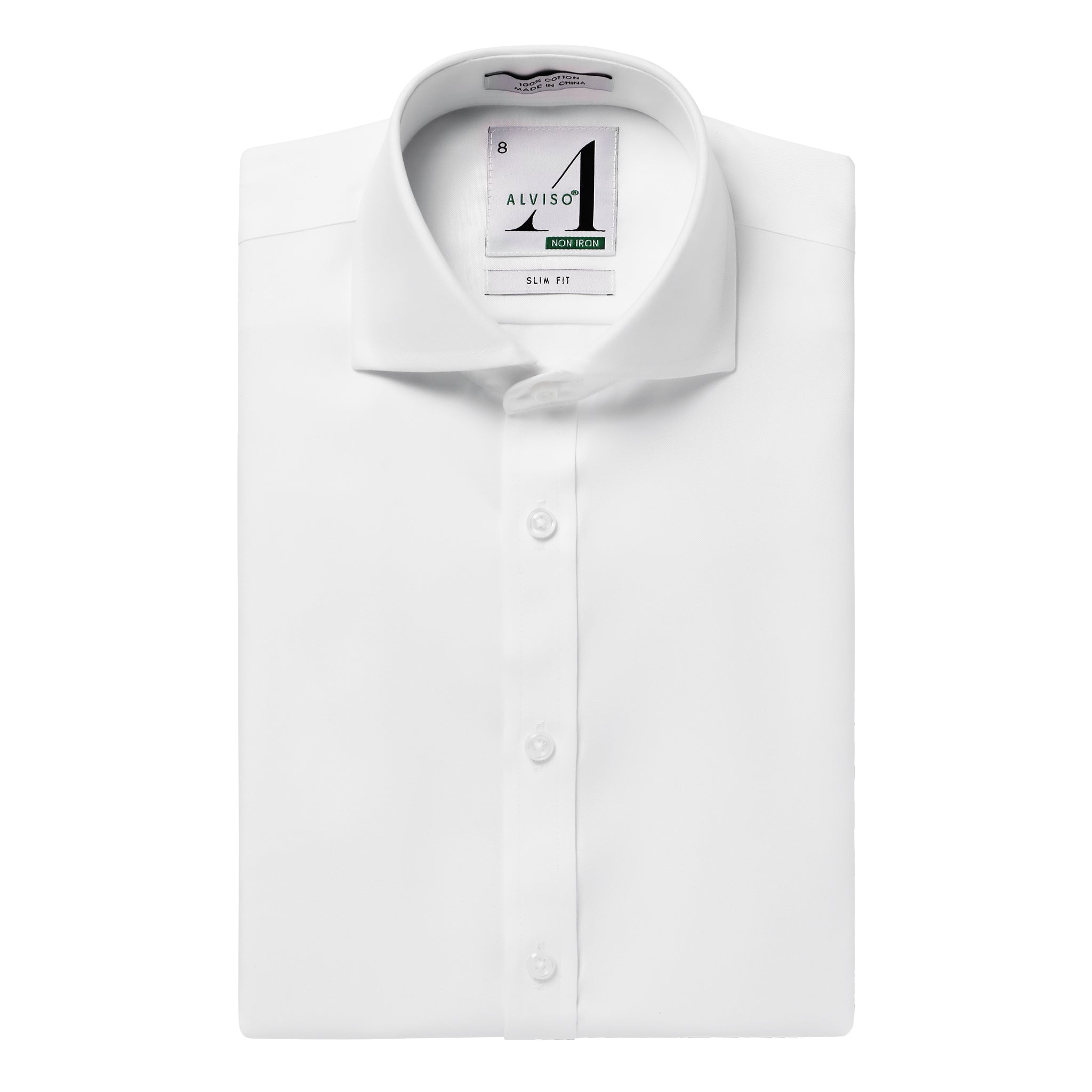 White Long Sleeve Non-Iron Shirt