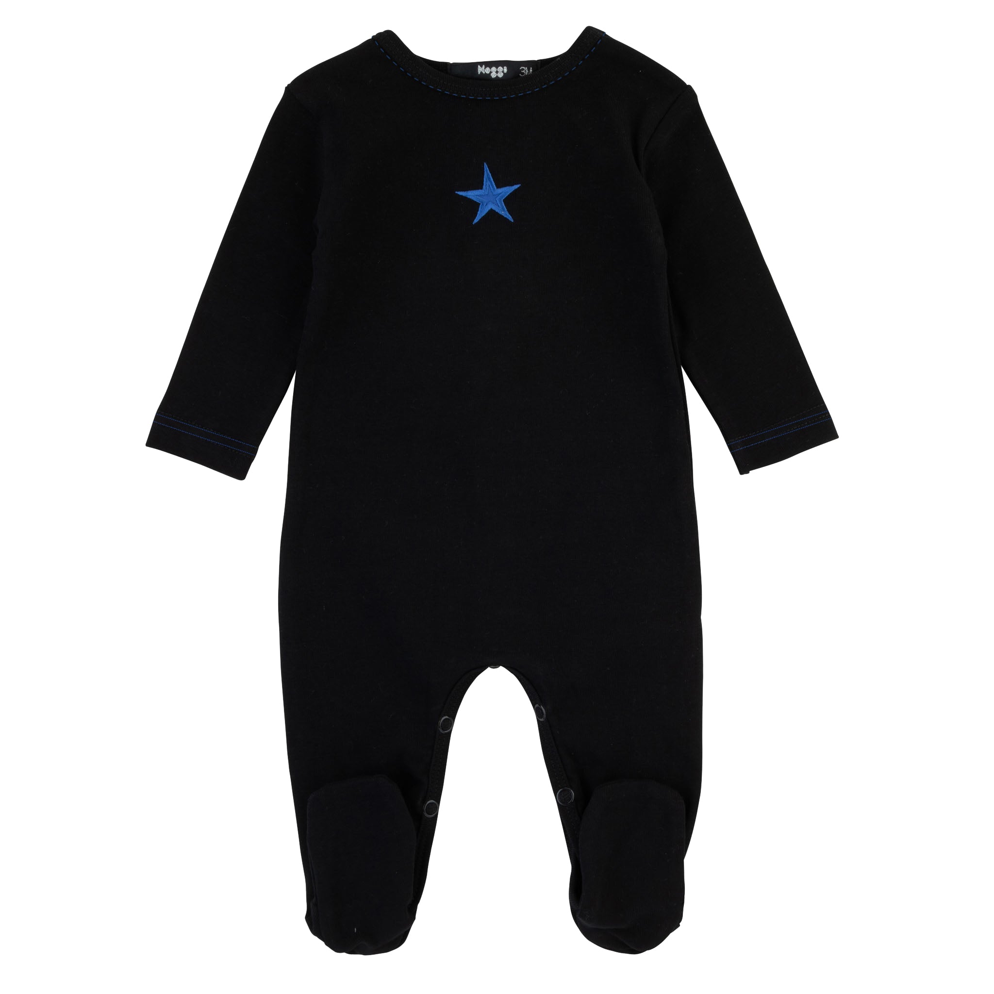 Boy's Satin Trim Footie