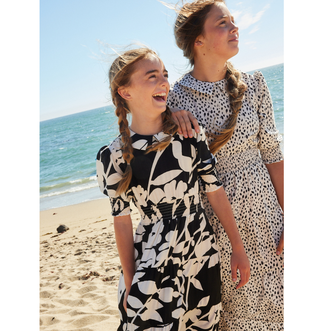 Pashmini Floral Riley Smocked Waist Maxi