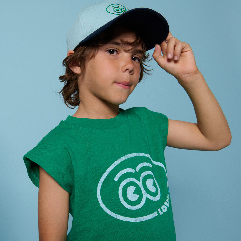 Green Loose Fit Tshirt