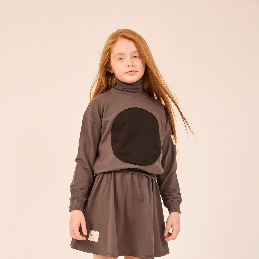 Grey Heven Flared Skirt