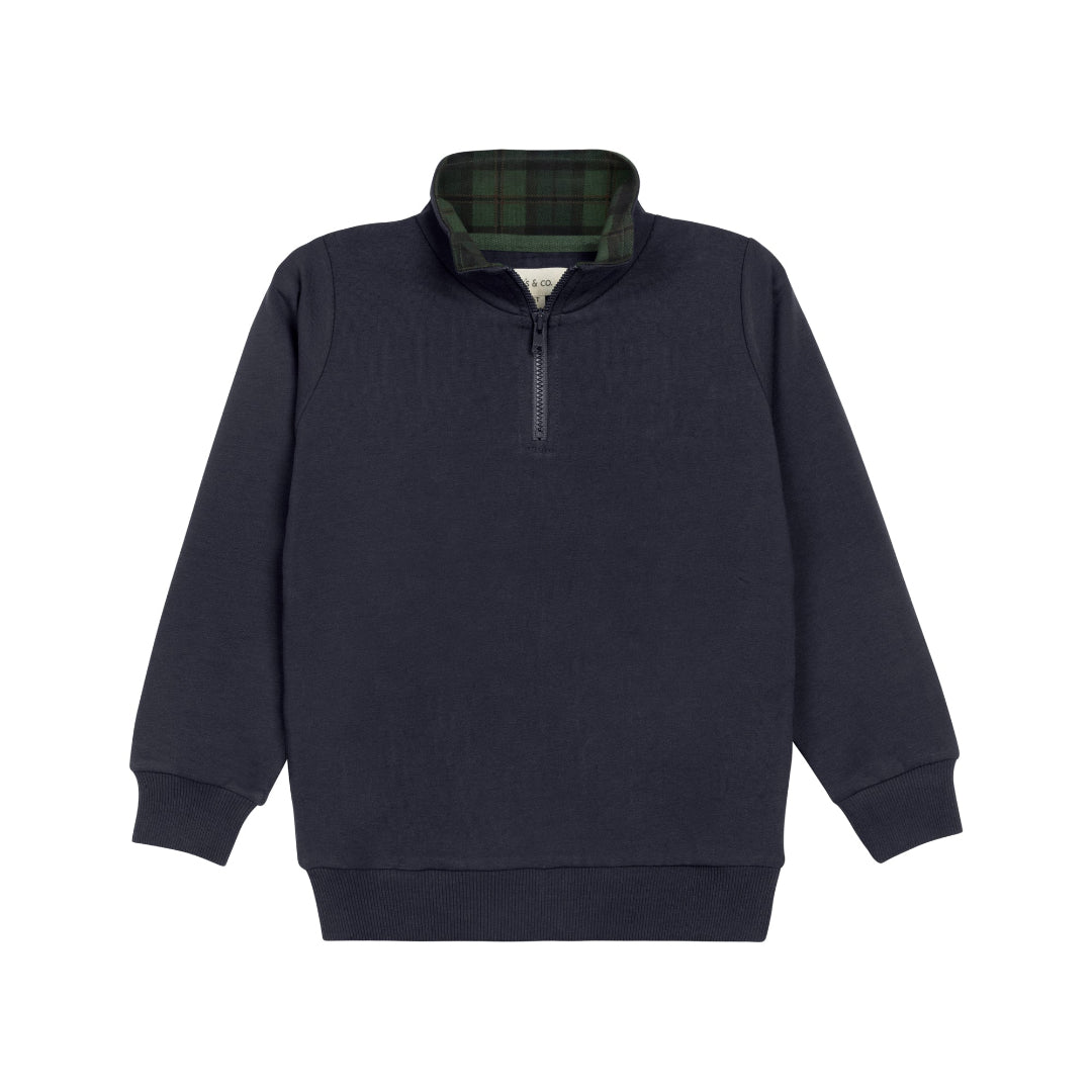 Navy French Terry Scottish Collection Polo