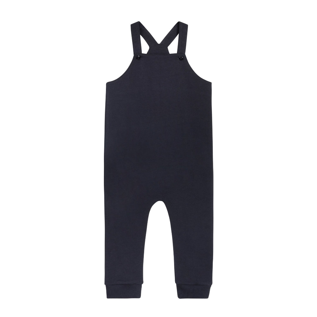 Navy French Terry Scottish Collection Body Suit + Overalls