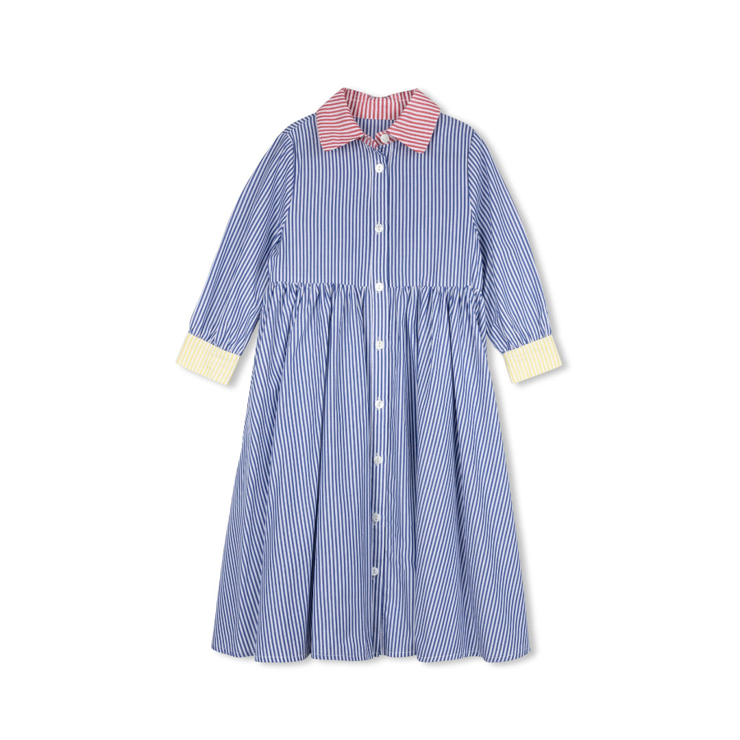 Color Block Stripe Dress