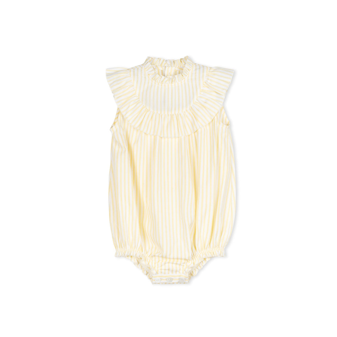 Yellow Stripe Romper