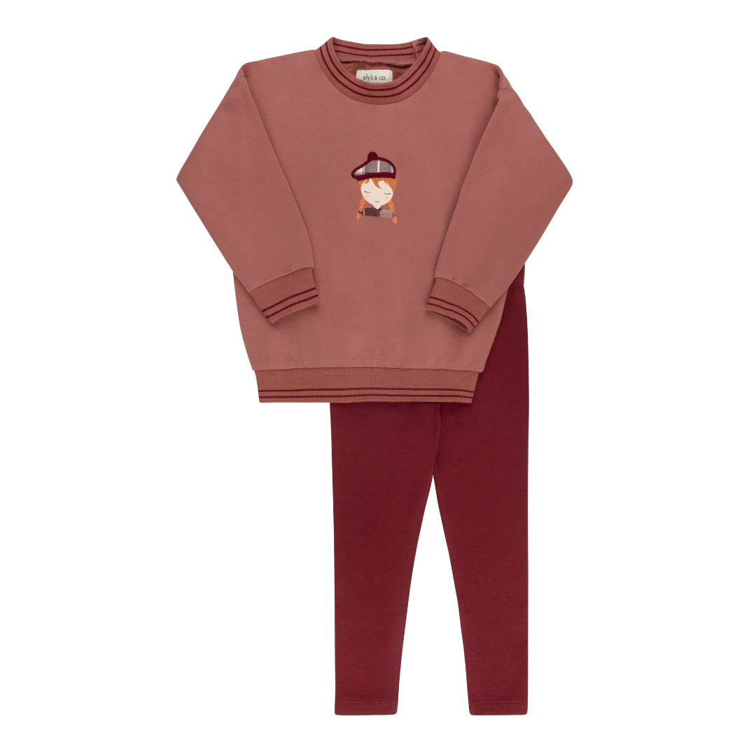Pink French Terry Scottish Collection 2 Piece Set