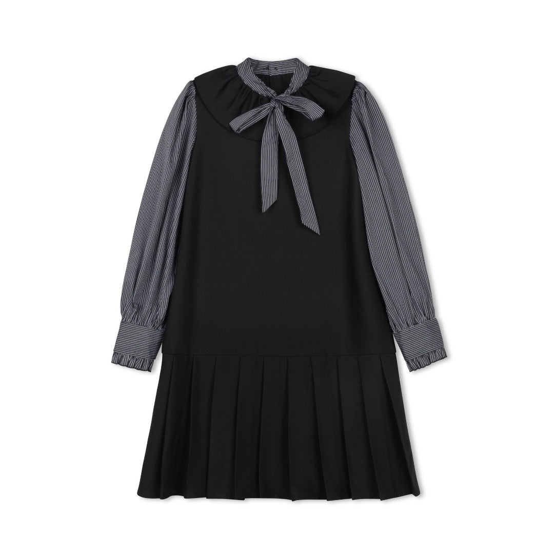 Striped Sleeve Dress