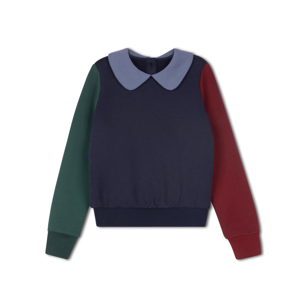 Peter Pan Color Block Sweatshirt