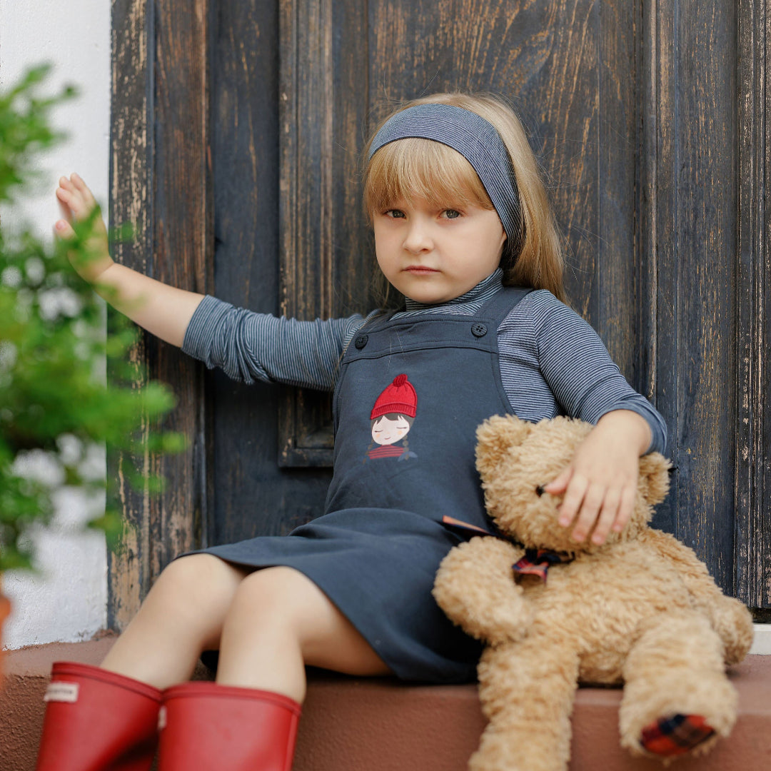Navy Autumn Kids Collection Jumper + Turtleneck Set