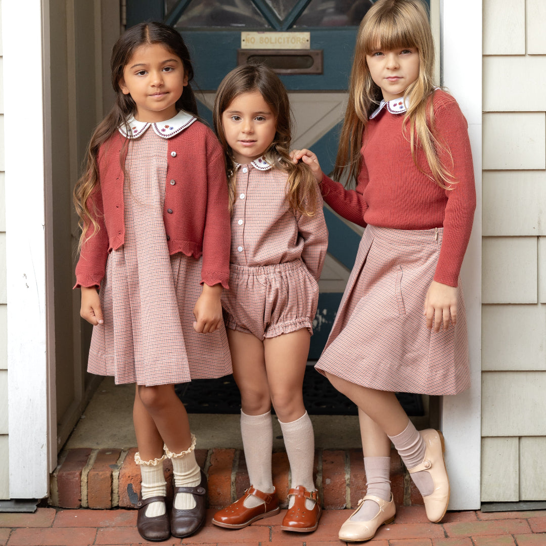 Houndstooth Pink Dress