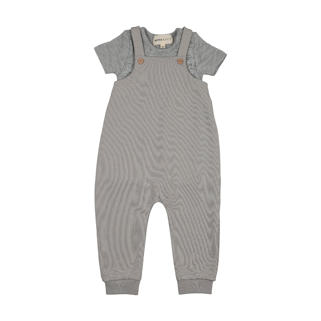 Dove Blue Romper + Onesie Set